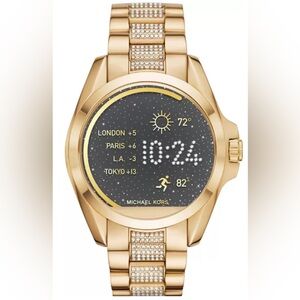 Micheal Kors Smart Watch, Gold and diamond
